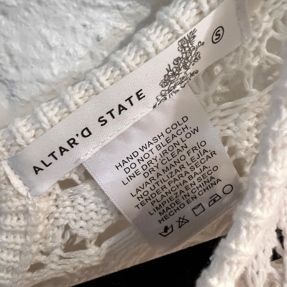 Altar'd State White Crochet Top - Picture 3 of 3